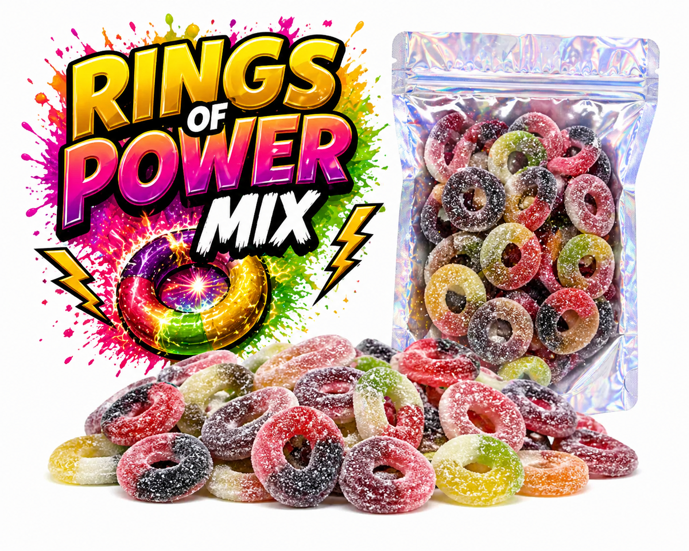 Sweet & Sour Rings of Power Mix