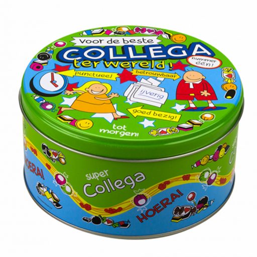 Filled Candy Tin Colleague and 500 Grams