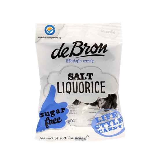 De Bron Zoute Klavertjes Sugarfree 250 gram