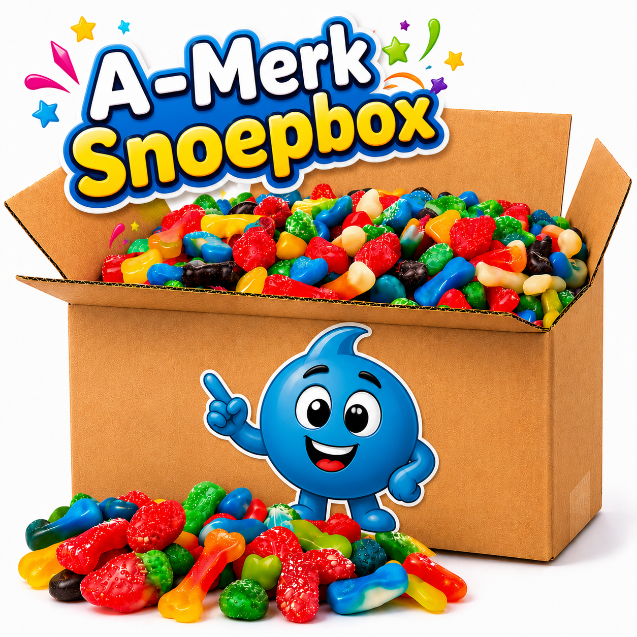 A-Merk Snoepbox 1kg