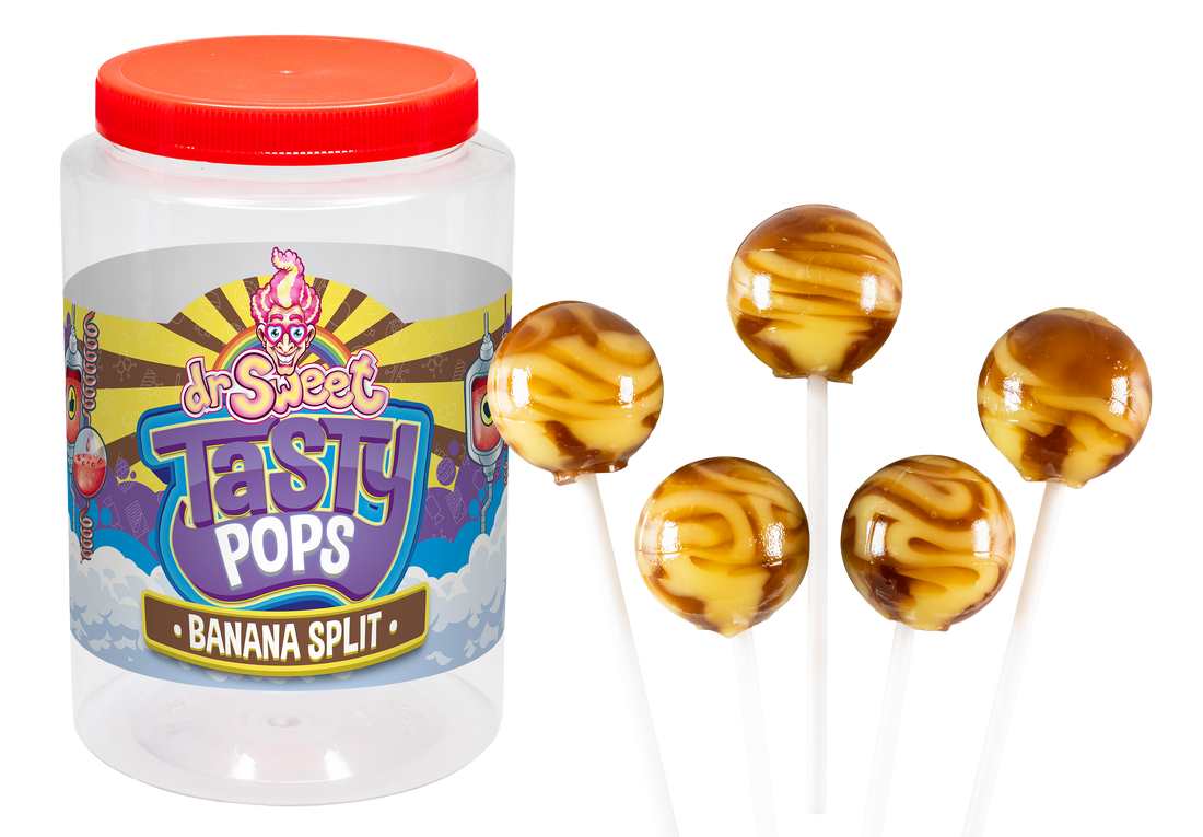 Dr. Sweet Tasty Pop Bananasplit 28 gr.