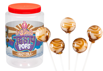 Dr. Sweet Tasty Pop Crazy Cola 70 stuks