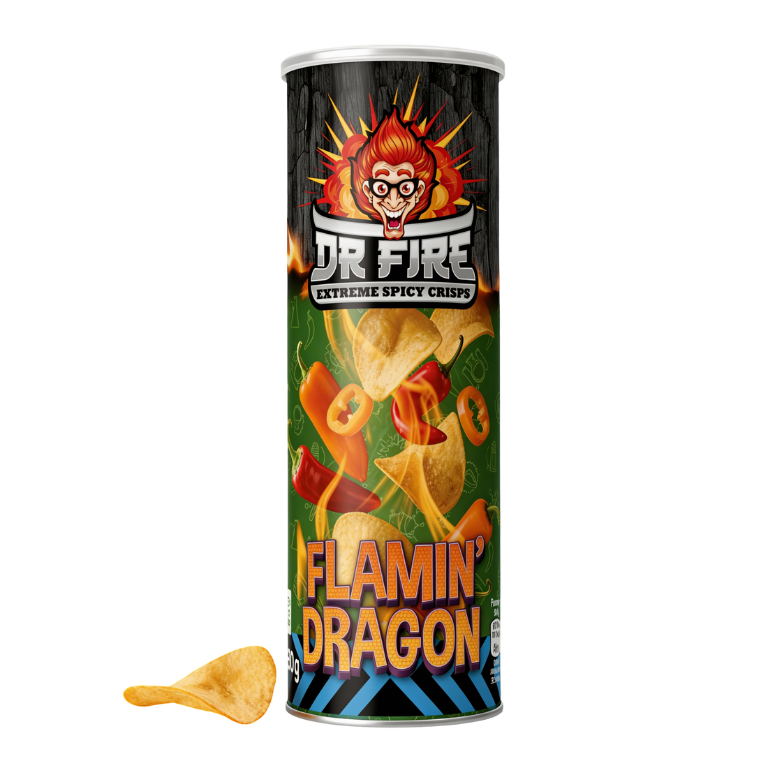 Dr. Fire Crisps Flamin Dragon 80 gr 