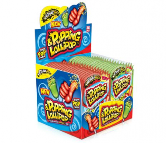 Johny Bee Popping Lollipop 13 gr