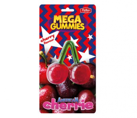 Mega Gummies American Cherry 120 grams