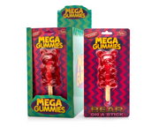 Mega Gummies Bear-on-a-Stick 120 gram