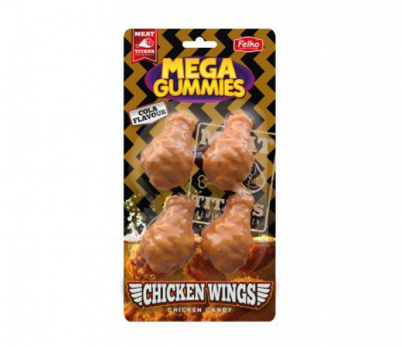 Mega Gummies Chicken Wings 120 gram