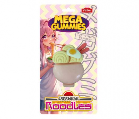 Mega Gummies Japanese Noodles 120 grams 
