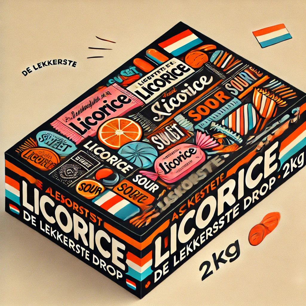 Kilogram Licorice Candy Box 2kg