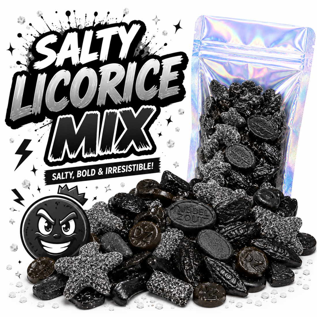 Zoute drop mix