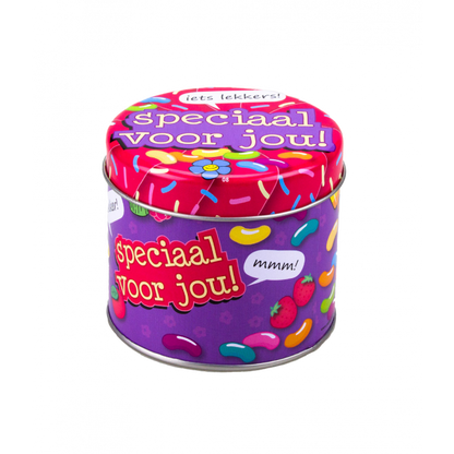 Gevulde Snoepblikjes - Speciaal voor jou en 250 Gram
