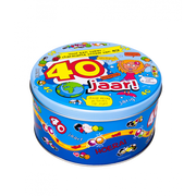 Gevulde Snoeptrommel 40 Jaar Vrouw en 500 Gram