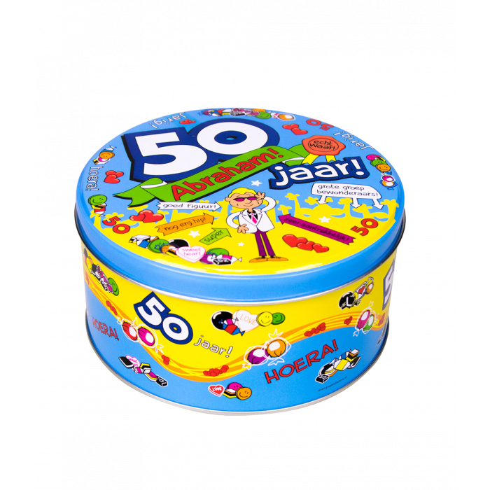 Gevulde Abraham Snoeptrommel en 500 Gram