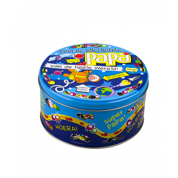 Gevulde Snoeptrommel Papa en 500 Gram