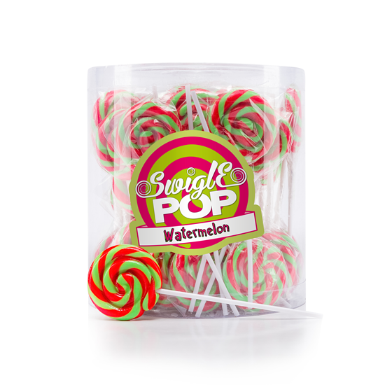 Swigle Pop Mini Watermelon 50 stuks
