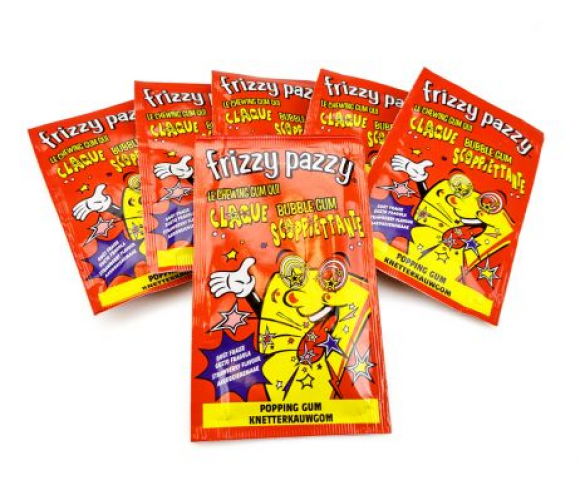 Zeta Frizzy Pazzy Knetter Kauwgom Strawberry