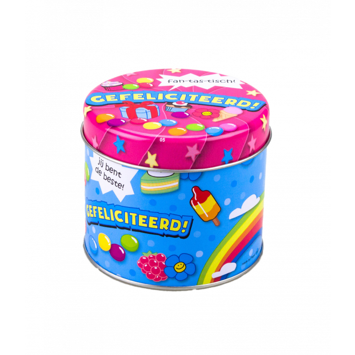 Filled Candy Tins - Congratulations and 250 Grams 