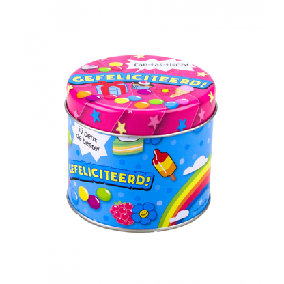 Filled Candy Tins - Congratulations and 250 Grams 