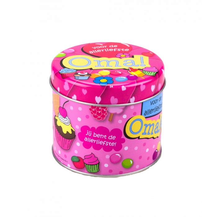 Filled Candy Tins - Grandma and 250 Grams 